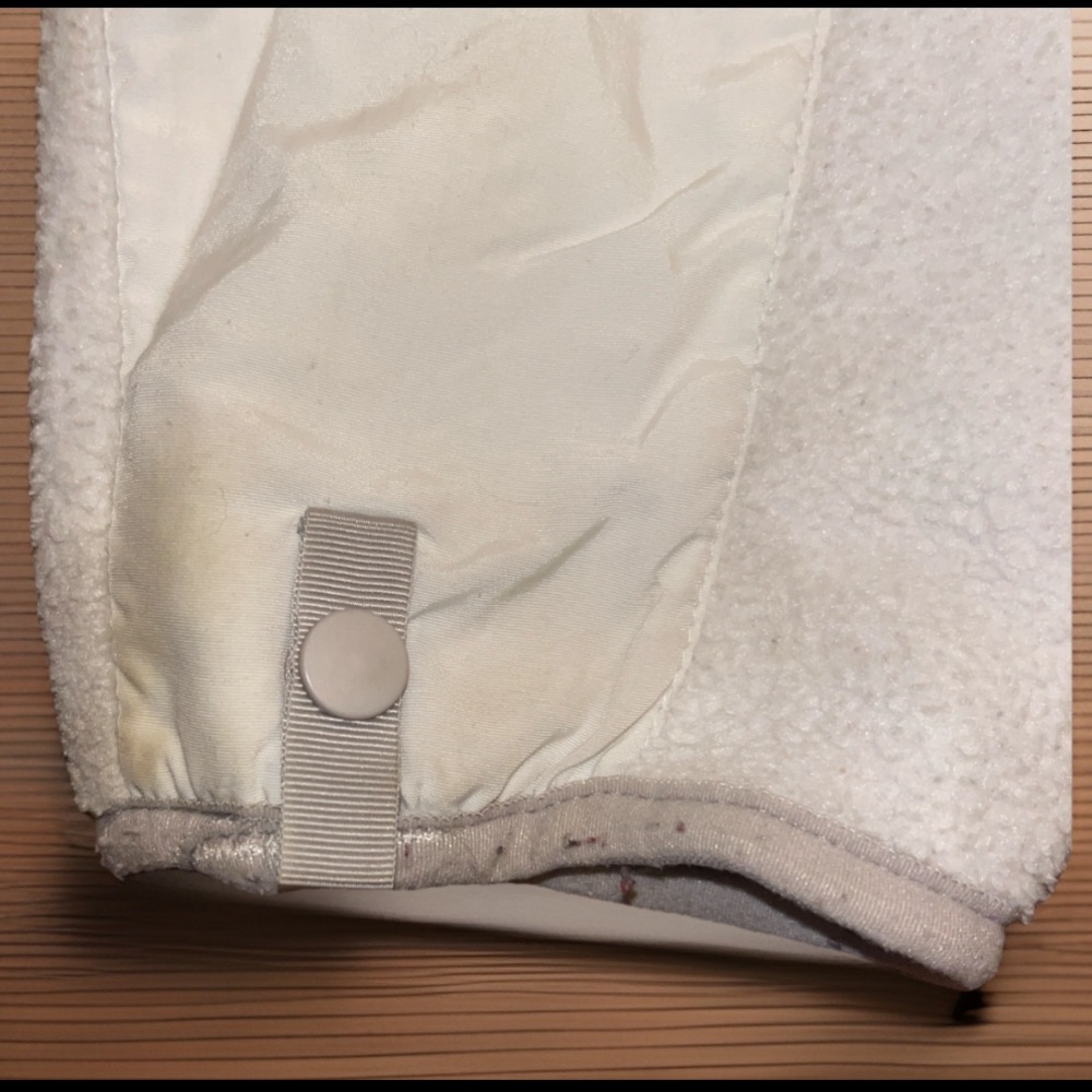 The North Face POLARTEC FLEECE Full Zipped Drawstring Toggle Waist Teddy Jacket - Picture 11 of 15